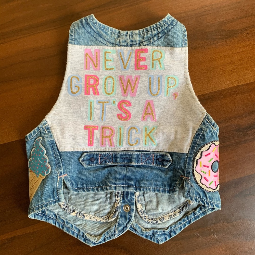 DIY Cute Toddler Unicorns Mermaid Magic Vest 3/4T